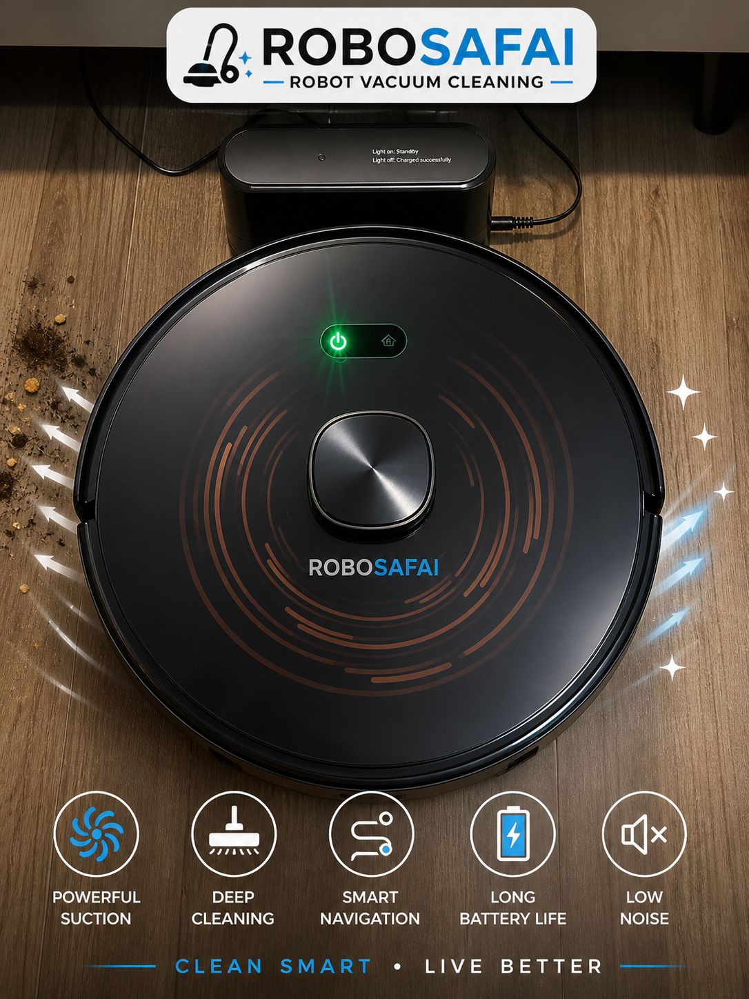 RoboSafai – Smart Vacuum Cleaner